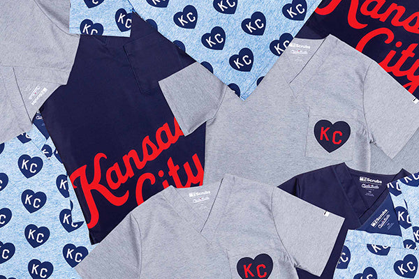 Charlie Hustle Scrub Tops