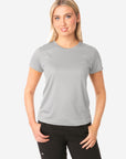 Women's Titanium Gray Short Sleeve Underscrub Front