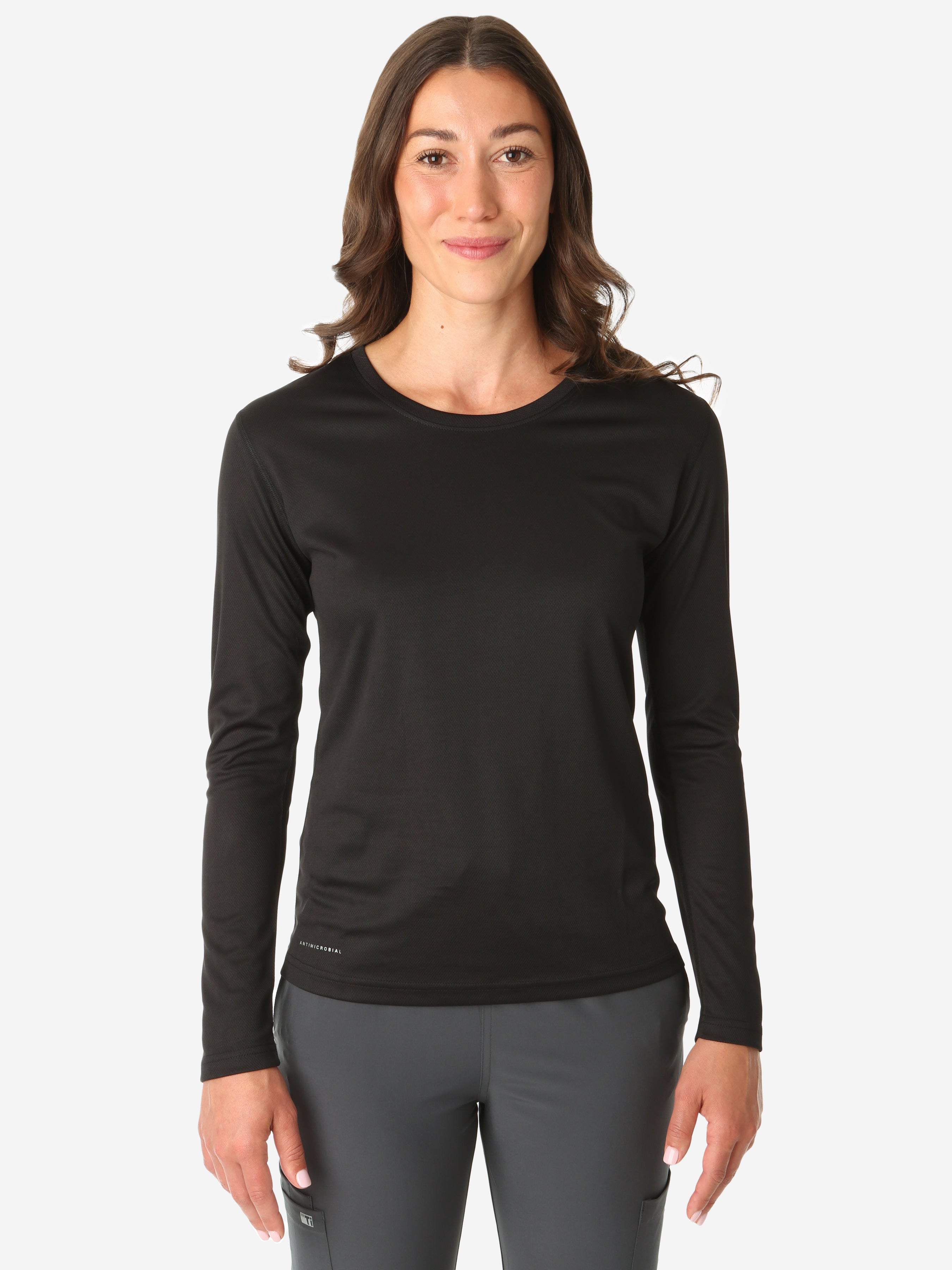 Women's Black Long Sleeve Shirts