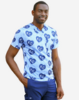 Men's "All-Over KC Heart" Scrub Top