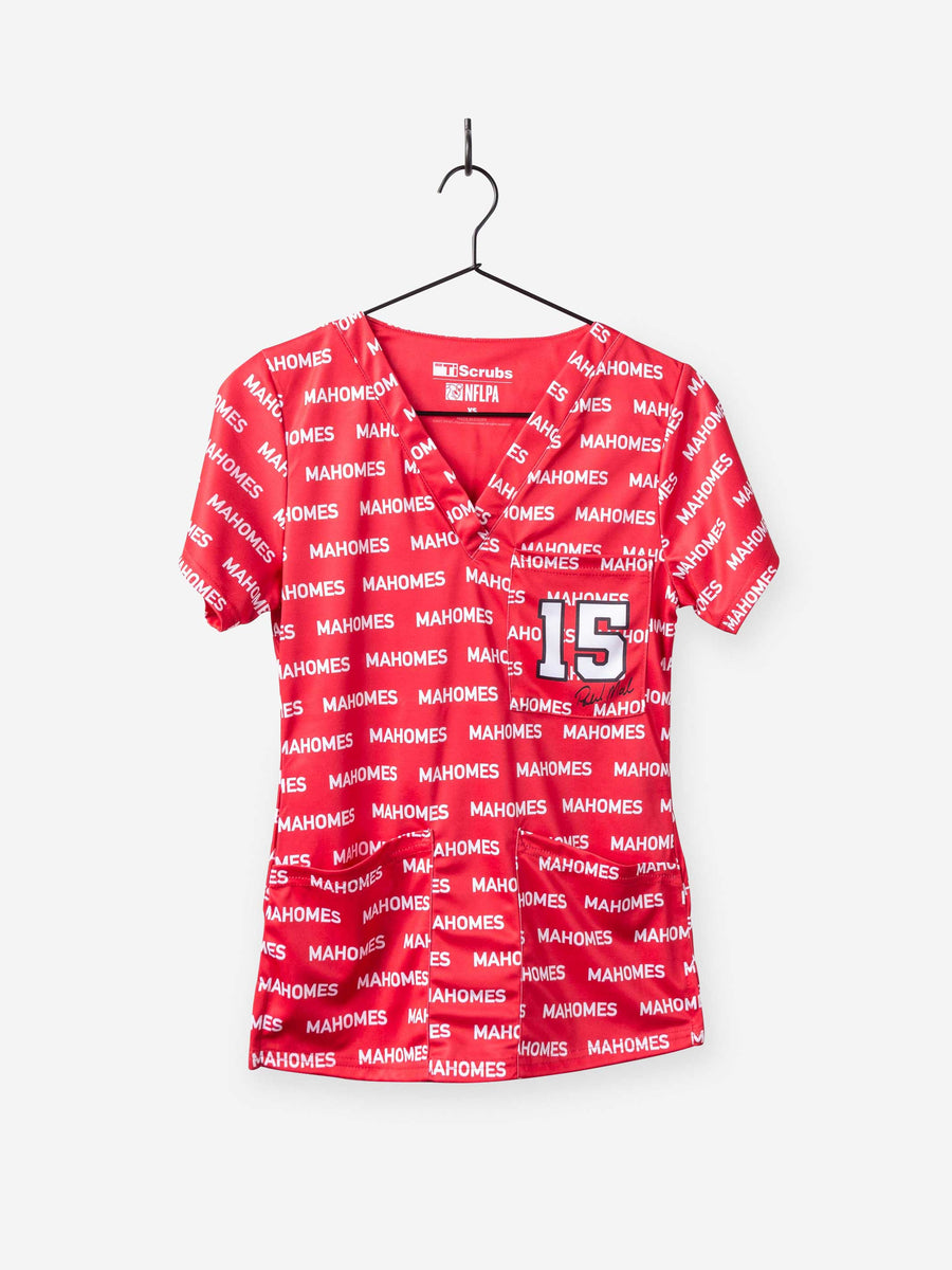 Women's Lamar Jackson Jersey Scrub Top