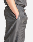 Men's Jogger Scrub Pants in Dark gray Pocket Detail View
