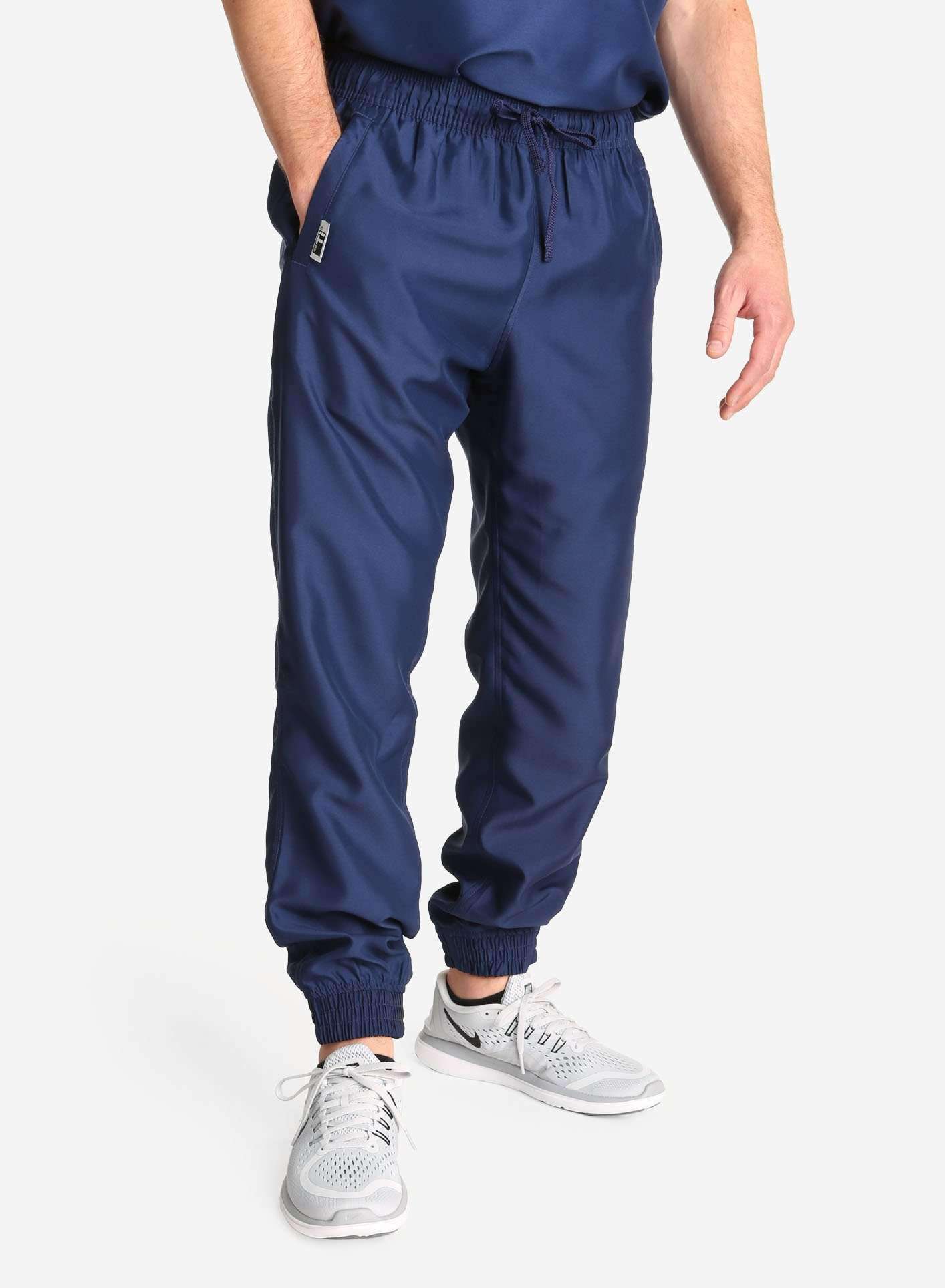 Men's Jogger Scrub Pants in navy-blue