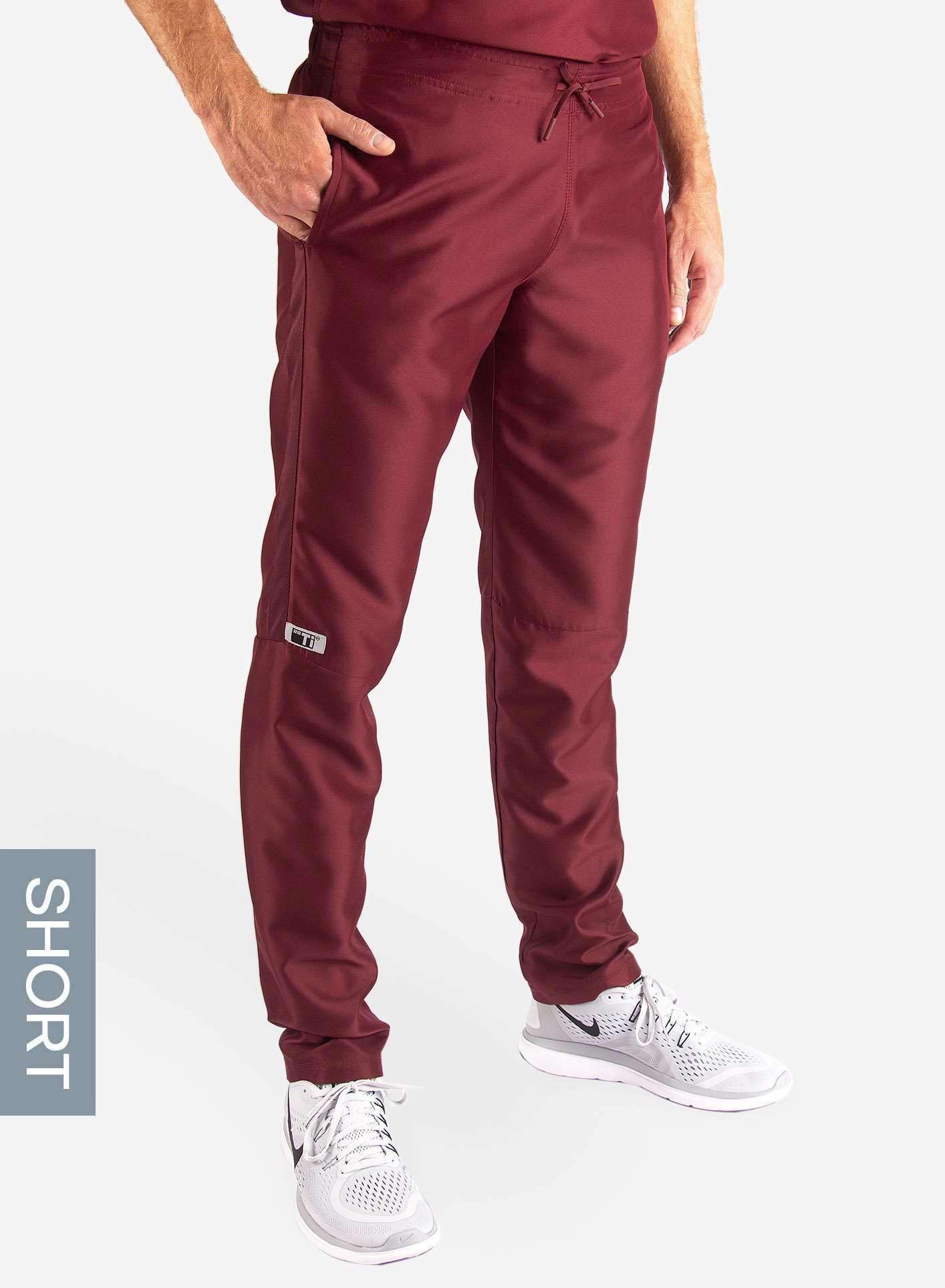 Men's Slim Fit Scrub Pants | Short – TiScrubs