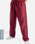mens Elements short and tall relaxed fit scrub pants burgundy