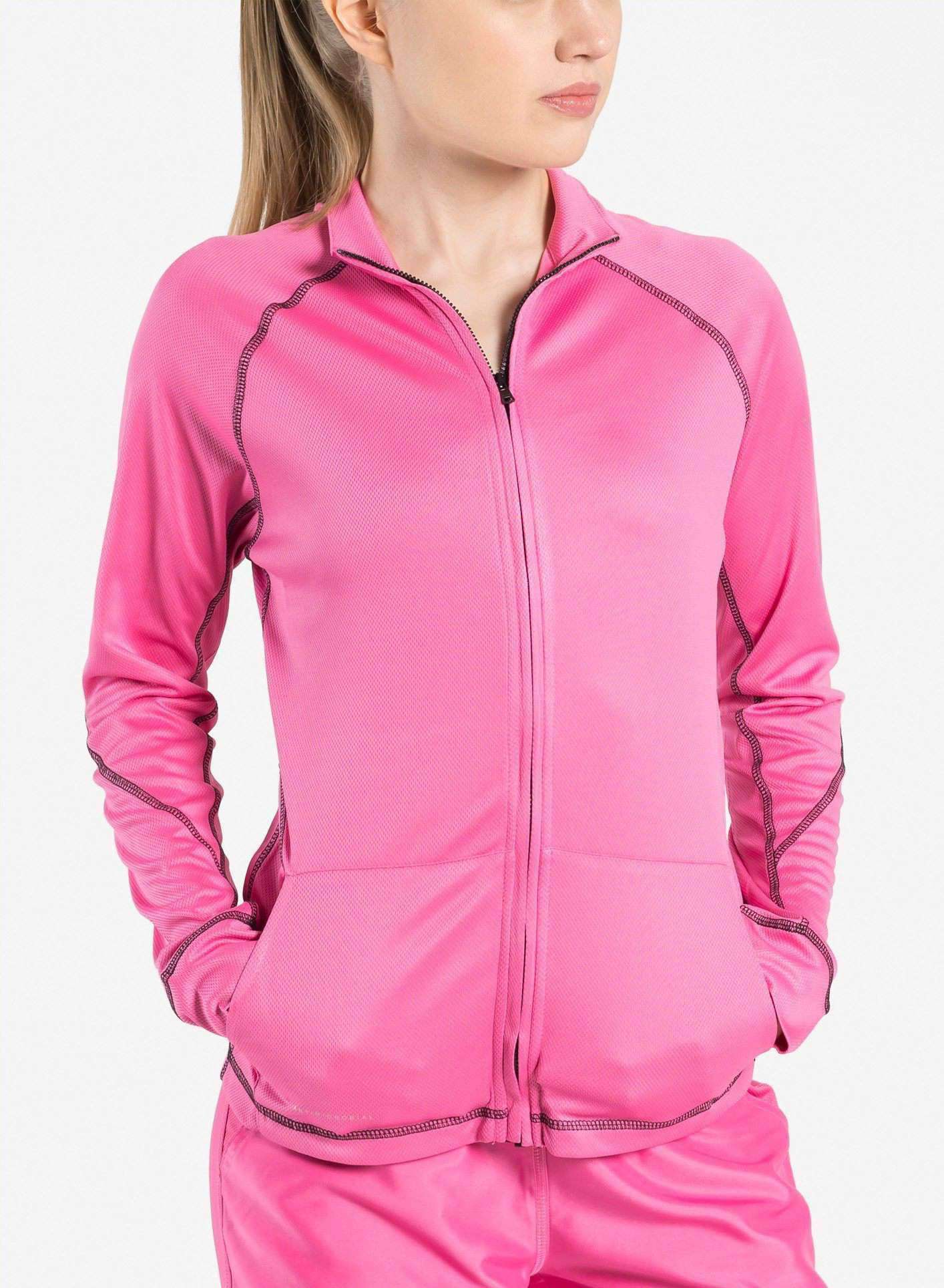 womens Elements scrub jacket pink