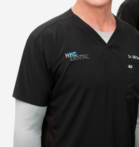 Embroidery Scrub Tops
