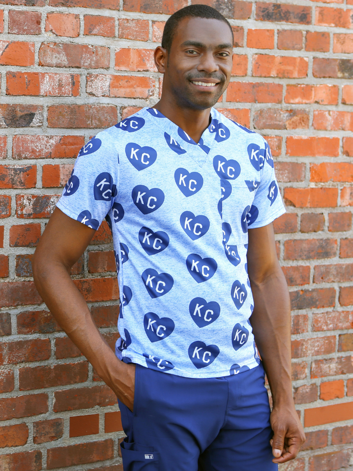 Men's Charlie Hustle Scrub Tops