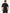 Men's Real Black Five-Pocket Scrub Top Only Back View
