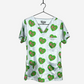 Women's Charlie Hustle All-Over KC Heart Scrub Top Three Pockets