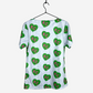 Women's Charlie Hustle All-Over KC Heart Scrub Top Three Pockets