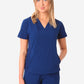 Women's Navy Blue Stash Pocket Top Top Only Front