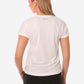 TiScrubs Women's White Mesh Short-Sleeve Underscrub Top Only Back