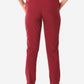 TiScrubs Bold Burgundy Women's Stretch 9-Pocket Pants Back View Pants Only