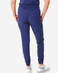 TiScrubs Navy Blue Women's Stretch Perfect Jogger Pants Back View Pants Only