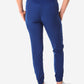 Women's Navy Blue Perfect Scrub Joggers Pants Only Back with One-Pocket Scrub Top