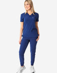 Women's Tuckable One-Pocket Scrub Top