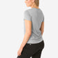 Women's Titanium Gray Short Sleeve Underscrub Back