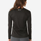 TiScrubs Women's Real Black Long-Sleeve Mesh Underscrub Top Only Back