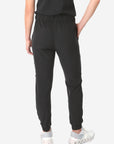 TiScrubs Real Black Women's Stretch Perfect Jogger Pants Back View Pants Only