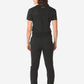 TiScrubs Real Black Women's Stretch Perfect Jogger Pants and One-Pocket Tuckable Top Back View Full Body