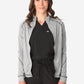 Women's Mesh Scrub Jacket Titanium Gray Front View Jacket Only