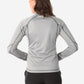 Women's Mesh Scrub Jacket Titanium Gray Back View Jacket Only
