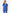 Women's Four-Pocket Scrub Top Royal Blue Front View