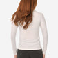 TiScrubs Women's White Long-Sleeve Mesh Underscrub Top Only Back