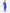 TiScrubs Women's Stretch Royal Blue One-Pocket Scrub Top Untucked with Joggers Front View Full Body