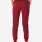 TiScrubs Bold Burgundy Women's Stretch Perfect Jogger Pants Back View Pants Only