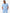 Men's Five-Pocket Scrub Top Ceil Blue Front View