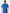 Men's Double-Pocket Scrub Top Royal Blue Back