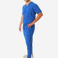 Men's Perfect Jogger Scrub Pants Royal Blue with Double-Pocket Top Side