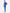 Men's Perfect Jogger Scrub Pants Royal Blue with Double-Pocket Top Side