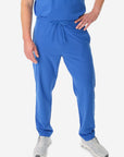 TiScrubs Royal Blue Men's 9-Pocket Scrub Pants Front Pants Only