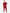 TiScrubs Bold Burgundy Men's 9-Pocket Scrub Pants and Double Pocket Top Front Full Body