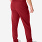 TiScrubs Bold Burgundy Men's 9-Pocket Scrub Pants Back Pants Only