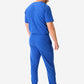 Men's Royal Blue 9-Pocket Scrub Pants with Double-Pocket Top Royal Blue