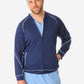 TiScrubs Navy Blue Men's Mesh Scrub Jacket Only Front