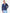 TiScrubs Navy Blue Men's Mesh Scrub Jacket Only Front