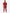 TiScrubs Men's Stretch Bold Burgundy Double-Pocket Scrub Top and Joggers with Long-Sleeve Full Body Back