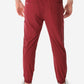 TiScrubs Stretch Bold Burgundy Jogger Scrub Pants Only Back