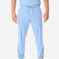 Men's 9-Pocket Scrub Pants Ceil Blue Front View