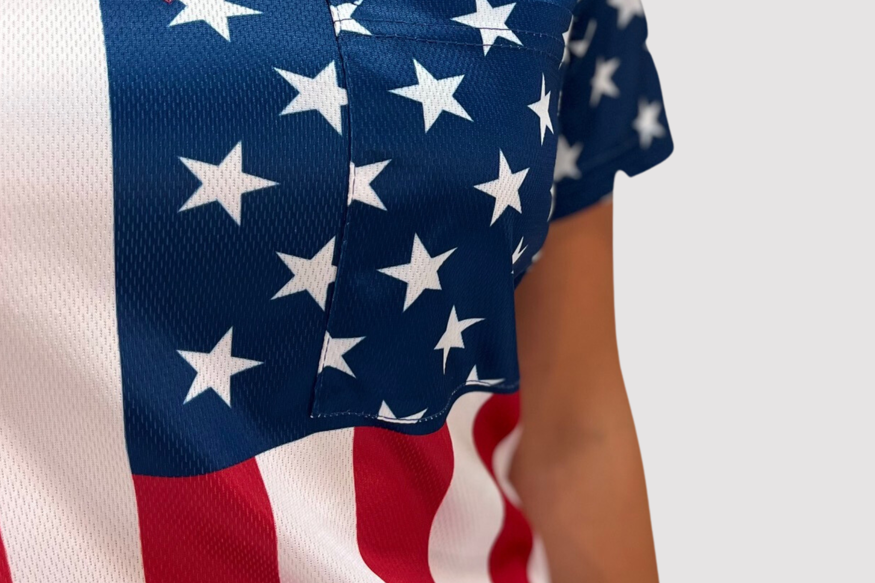 Patriotic Scrub Top
