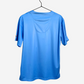 Men's Charlie Hustle KC Royals Sporting KC Kansas City Script Scrub Top Light Blue Back View