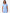 TiScrubs Women's Stretch Ceil Blue One-Pocket Tuckable Scrub Top Tucked  Top Only Front