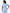 TiScrubs Women's Stretch Ceil Blue One-Pocket Tuckable Scrub Top Tucked  Top Only Back