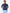 Women's Mesh Scrub Jacket Zipped Navy Blue Front View Jacket Only