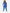 TiScrubs Royal Blue Women's Stretch Perfect Jogger Pants and One-Pocket Tuckable Top Front View Full Body